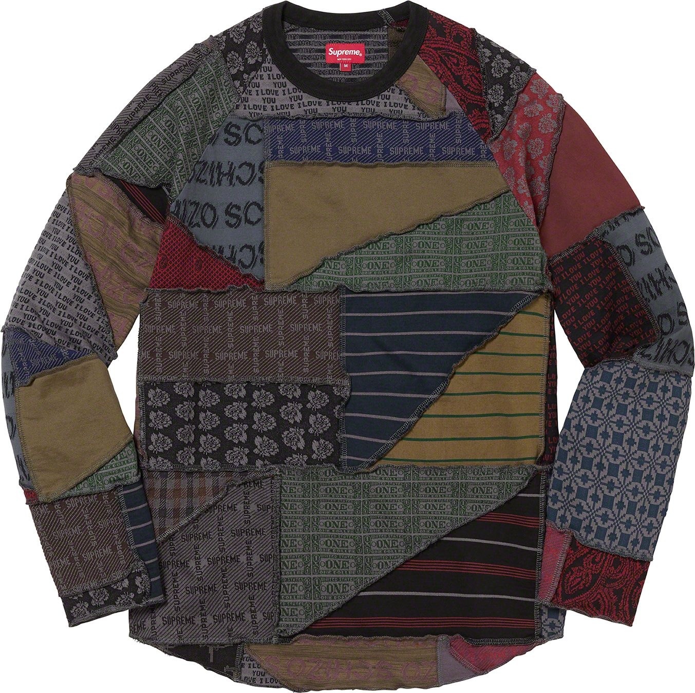 Patchwork Jacquard L/S Top view 8